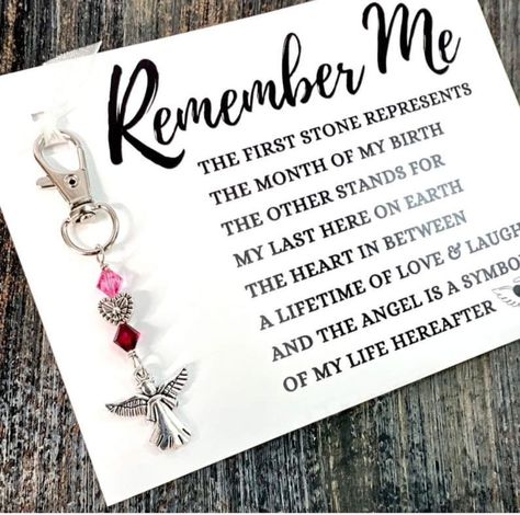 Pennies From Heaven Poem, Memorial Jewelry Ideas, Crystal Cards, Purse Charms Diy, Memory Ideas, Memorial Beads, Cool Math Tricks, Beaded Angels, Math Tricks