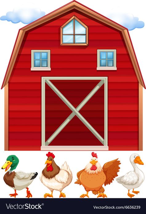 Farm Animals Vector, Preschool Zoo Theme, Farm Cartoon, Farm Animal Cakes, Birdhouse Craft, Barn Pictures, Animal Printables, Little Einsteins, Farm Cake