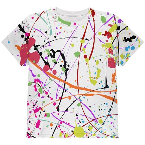 DESSA Paint Splatter Shirt, Painting Birthday, Paint White, Rainbow Paint, Paint Shirts, Paint Splatters, Splatter Paint, T Shirt Painting, Boy Tees