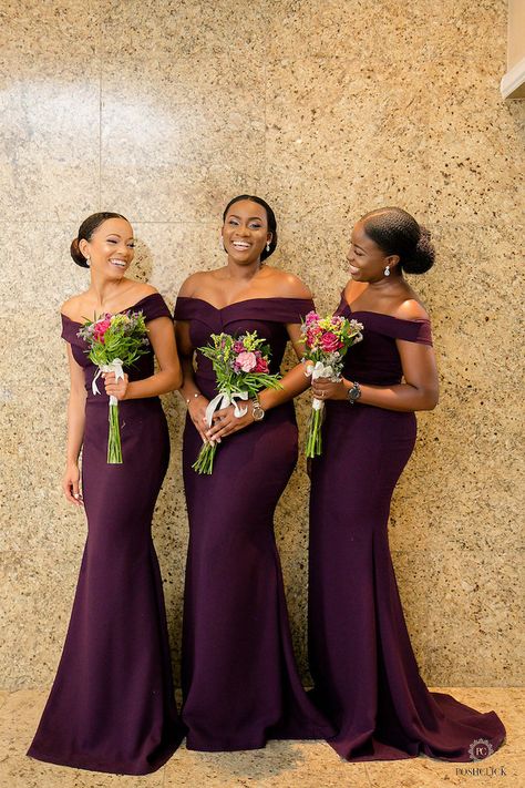 Dark Purple Bridesmaid Dresses, Cheap Long Bridesmaid Dresses, African Bridesmaids, Off Shoulder Bridesmaid, Off Shoulder Bridesmaid Dress, African Bridesmaid Dresses, Wedding Guest Gowns, Mermaid Bridesmaid, Maid Of Honour Dresses