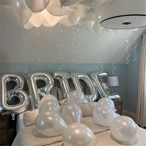 Bride Balloon, Bride Balloons, Bach Party Decorations, Bride Decor, Engagement Balloons, Bachelorette Balloons, Engagement Party Decor, Silver Balloons, Bachelorette Party Decor