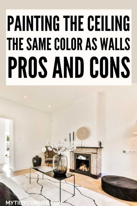 Ceilings And Walls Painted Same Color, Painting Ceilings And Walls Same Color, Ceilings Painted Same Color As Walls, Painted Wall And Ceiling Same Color, Ceiling And Walls Same Color, Painting Ceiling Same Color As Walls, Walls And Ceiling Same Color, Cathedral Ceiling Living Room, Vaulted Ceiling Bedroom