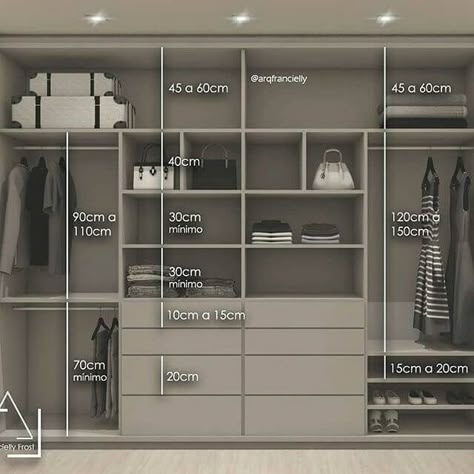 Standard Wardrobe Closet Design Guidelines - Engineering Discoveries Wardrobe Dimensions, Bedroom Built In Wardrobe, Walking Closet, Bedroom Cupboards, Closet Design Layout, Walk In Closet Design, Wardrobe Door Designs, Closet Renovation, Bedroom Cupboard Designs