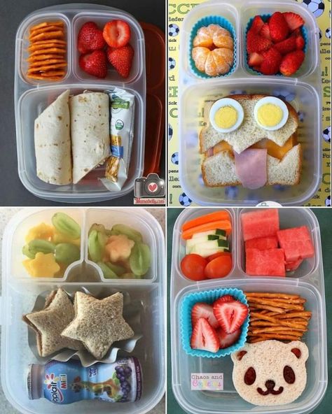 Healthy Lunch For Kids To Take To School, Cute Lunch Ideas For Kids, Lunch Kindergarten, Ideas For Lunch, Kids Lunch Box Meals, Bento Box Lunch For Kids, Kids Lunch Recipes, Healthy Lunch Snacks, Meal Prep Snacks