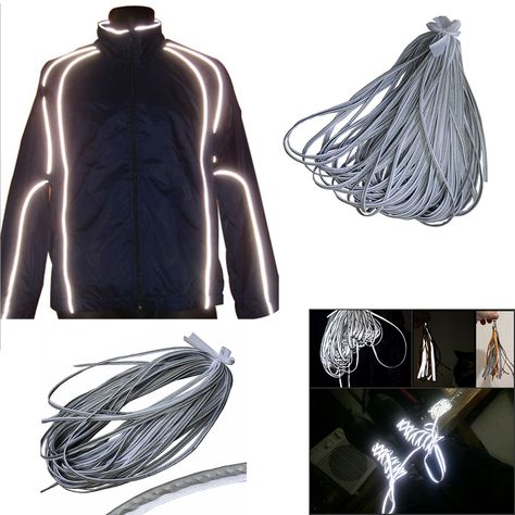 Cheap piping fabric, Buy Quality reflective sew directly from China reflective fabric strips Suppliers: Bright Silver Reflective Sewing Material Piping Fabric Strip Edging Braided Trim 10mm Top Quality Enjoy ✓Free Shipping Worldwide! ✓Limited Time Sale ✓Easy Return. Reflective Fabric Fashion, Zipper Drawing, Light Up Hoodie, Piping Fabric, Reflective Clothes, Reflective Sign, مشروعات العلوم, Reflective Fabric, Clothing Tape