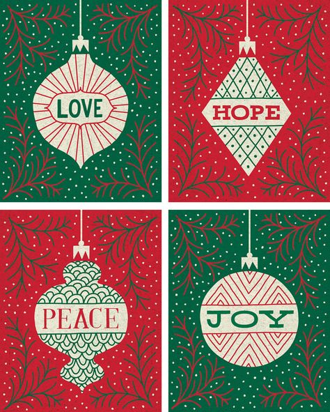 Holiday Box Design, Surface Design Portfolio, Christmas Advertising, Christmas Graphic Design, 달력 디자인, Christmas Typography, Christmas Decorations For Kids, 카드 디자인, Jolly Holiday