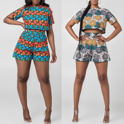 Short Trousers Outfit Women, Chitenge Outfits, Jumpsuit Short Sleeve, Ankara Trousers, African Print Pants, Ankara Jumpsuit, African Chic, Jumpsuit Short, African Print Clothing