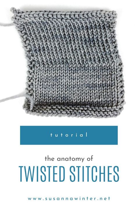 Are you always struggling to get gauge? Do you swatches look biased, ridged, or zigzagged? You might be unintentionally working in twisted stitches. Twisted stitches is a common mistake beginning or self-taught knitters make. In this blog post I explore the anatomy of twisted stitches, help you diagnose if you're doing twisted stitches when you're not supposed to, and tell you three ways to fix twisted stitches. #knitting #knit #knittingtutorial #tutorial #twistedstitches #howtoknit #learntoknit Advanced Knitting, Knitting Tutorials, Lace Weight Yarn, Knitting Blogs, I Cord, Three Cats, Learn How To Knit, Mittens Pattern, How To Start Knitting