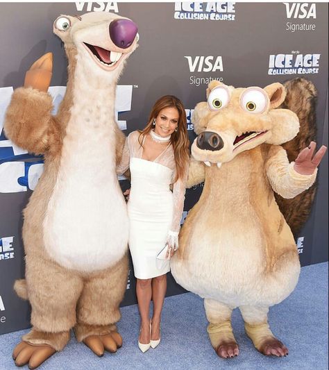 Ice age Ice Age Costume, Scrat Ice Age, Ice Age Collision Course, Group Costumes, Ice Age, Character Costumes, Mascot Costumes, Jennifer Lopez, Stray Kids