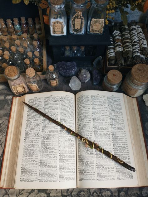 #witchcraft #mushroom #wand #magicwand #witch Wand Aesthetic Magic, Magical Academia Aesthetic, Magic Wands Aesthetic, Learning Magic Aesthetic, Witch Aesthetic Harry Potter, Magical Items Aesthetic, Wand Harry Potter Aesthetic, Witch Wand Aesthetic, Harry Potter Wand Aesthetic