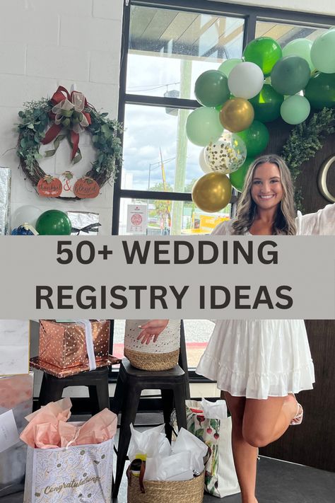 50+ items that must be on your registry that will actually be useful! Bridal Registry Must Haves, Bridal Shower Registry List, Best Things To Put On Wedding Registry, Wedding Registry Must Haves Amazon, Wedding Shower Registry List, Best Wedding Registry Items, Amazon Wedding Registry Ideas, Bridal Registry Ideas, Bridal Shower Registry Ideas