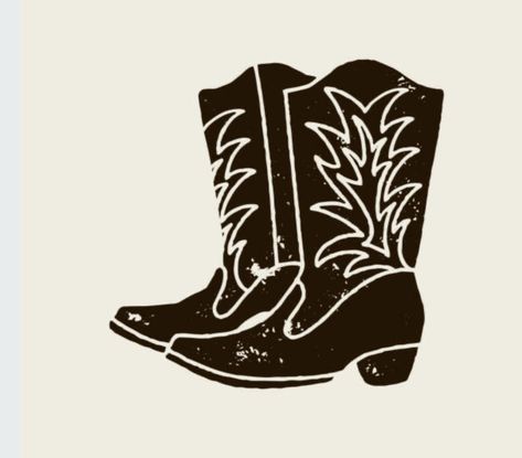 Rodeo Logo Design, Rodeo Doodles, Western Shower, Cowboy Boot Tattoo, Cowboy Tattoo, Cowgirl Tattoos, Cowboy Tattoos, Rodeo Boots, Funky Tattoos