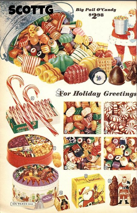 Holiday Candies, Vintage Sweets, Christmas Advertising, Nostalgic Candy, Retro Candy, Vintage Christmas Images, Christmas Ad, Vintage Packaging, Food History