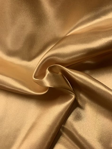 Deep Autumn Color Palette, Charmeuse Fabric, Gold Color Palettes, Ticking Fabric, Chair Sashes, Burlap Fabric, Gold Satin, Shades Of Gold, Faux Fur Fabric