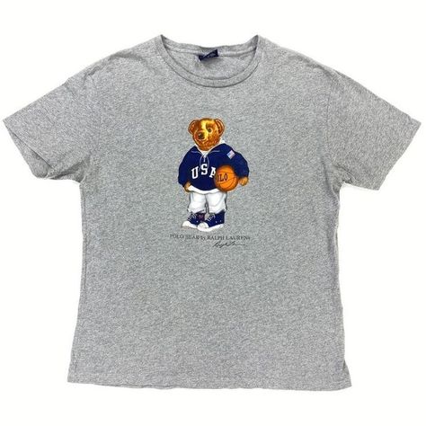 Polo Bear Ralph Lauren, Outfit Png, Polo Bear, Bear Shirt, Stockholm Fashion, Dream Clothes, New Wardrobe, Comme Des Garcons, Hoodie Top