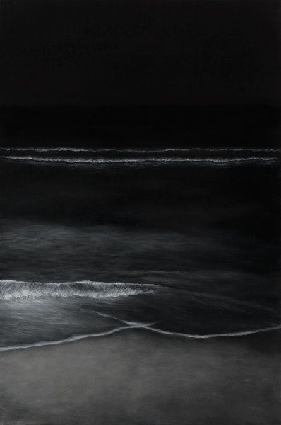 M. H. Ocean At Night, Ansel Adams, White Photo, Pics Art, Shades Of Black, White Photography, Black And White Photography, Dark Side, The Ocean