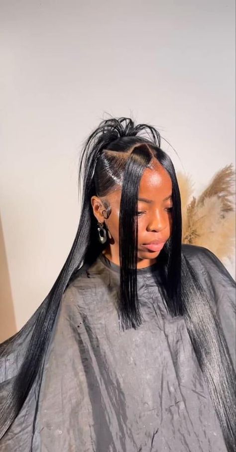 90s Half Up Half Down Hair Spiky, Half Up Half Down 2 Strands, Cute Half Up Half Down Hairstyles Straight Hair, V Part Half Up Half Down Quick Weave, Y2k Hairstyles Half Up Half Down, 90s Half Up Half Down, Y2k Half Up Half Down Hair, Y2k Ponytail Hairstyles, Half Up Half Down Straight Wig