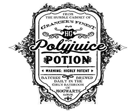 Polyjuice Potion Label, Harry Potter Polyjuice Potion, Harry Potter Potion Bottles, Harry Potter Potion Labels, Halloween Apothecary Labels, Harry Potter Candy, Harry Potter Printables Free, Harry Potter Logo, Harry Potter Etsy