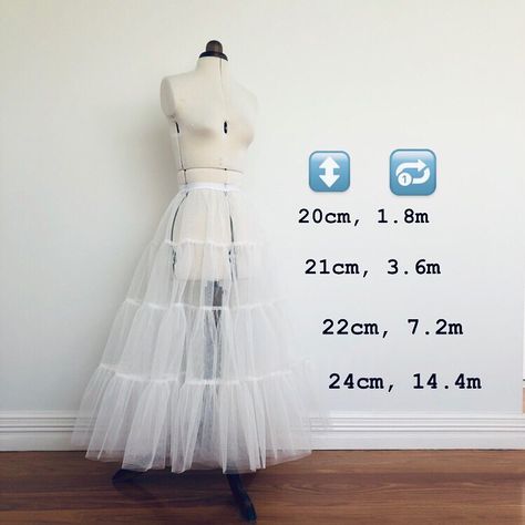 how to make a tulle petticoat Tulle Dress Diy, Pola Korset, Rok Tile, Gaun Tulle, Petticoat Pattern, Pola Rok, Kain Tile, Tulle Petticoat, Sew Patterns