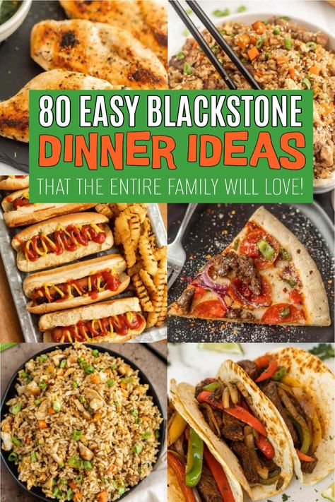 Best Blackstone Dinner Ideas Blackstone Dinner Ideas, Blackstone Dinner, Outdoor Griddle Recipes, Dinner Side Dish Recipes, Griddle Cooking Recipes, Dinner Ideas For Family, Dinner Recipe Ideas, Outdoor Cooking Recipes, Blackstone Recipes