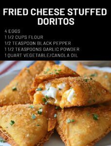 Fried Cheese Stuffed Doritos Cream Cheese And Bacon Stuffed Doritos, Fried Cheese Stuffed Doritos, Stuffed Doritos, Doritos Recipes, Fried Cheese, Mozzarella Sticks, Nacho Cheese, Party Appetizer, Healthy Bites