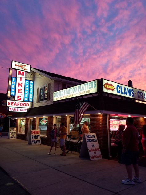 Mike's Seafood Sea Isle City, NJ Sea Isle City Nj, Taylor Swift Family, Sea Isle City, New York Harbor, Back Bay, Ellis Island, Beach Room, Train Tickets, Jersey City