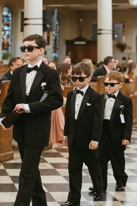 My Ring Security at my wedding Ring Bearer Secret Service, Wedding Ring Security Boys, Ring Security Outfit, Older Ring Bearer Ideas, Multiple Ring Bearer Ideas, Wedding Ring Bearer Ideas, National Aunt And Uncle Day, Ring Boy Wedding, Aunt And Uncle Day