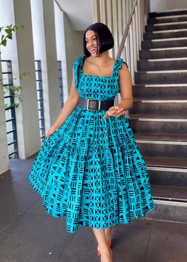 African Dress Styles, African Attire Dresses, Shweshwe Dresses, African Fabric Dress, African Fashion Traditional, African Fashion Modern, African Fashion Women Clothing, African Print Dresses, African Fashion Women