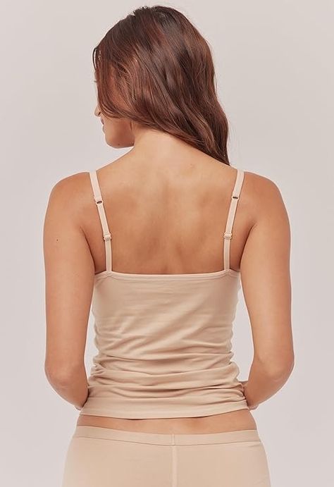 Pact Women's Organic Cotton Camisole Tank Top with Built-in Shelf Bra at Amazon Women’s Clothing store Cotton Camisole, Tank Top Camisole, Shelf Bra, Amazon Women, Clothing Store, Organic Cotton, Tank Top, For Free, Tank Tops