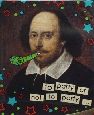 Today's Little Ditty: Five for Friday: Celebrating the Bard Shakespeare Birthday, Happy Birthday William, Happy Birthday Art, Birthday Wishes Funny, Happy Birthday Meme, Birthday Wish, Birthday Wishes Quotes, How To Say, 14th Birthday