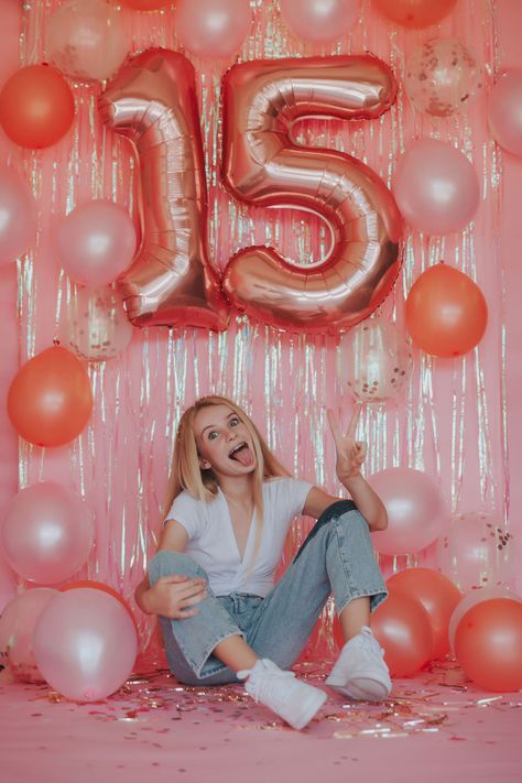 Jay turns 15! – MINI FASHION ADDICTS 15 Th Birthday, Quinceañera Photoshoot, Birthday Outfit For Teens, Happy Birthday Decor, Birthday Party Photography, 21st Birthday Photoshoot, Cute Birthday Pictures, Girl Birthday Decorations, Cute Birthday Outfits