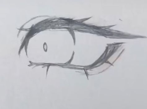 Eye drawing How To Draw Easy Bodies, Drawn Eyes Anime, How To Draw Scared Eyes, Lazy Eye Drawing, Yandere Eyes Drawing, Half Closed Eyes Drawing Reference, How To Draw A Smile With Teeth, Shy Face Drawing, Left Eye Drawing