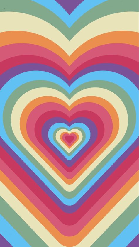 Hart Wallpaper, Screen Savers Wallpapers Backgrounds, Rainbow Wallpaper Iphone, Iphone Wallpaper Preppy, Screen Savers Wallpapers, Cellphone Wallpaper Backgrounds, Retro Background, Valentines Art, Rainbow Wallpaper