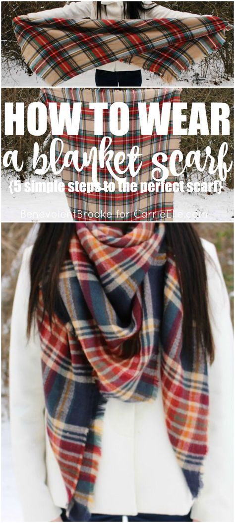 Blanket Scarf Tutorial, Diy Blanket Scarf, Blanket Scarf Outfit, How To Wear A Blanket Scarf, Wear A Scarf, Scarf Tutorial, How To Wear Leggings, Ways To Wear A Scarf, How To Wear A Scarf