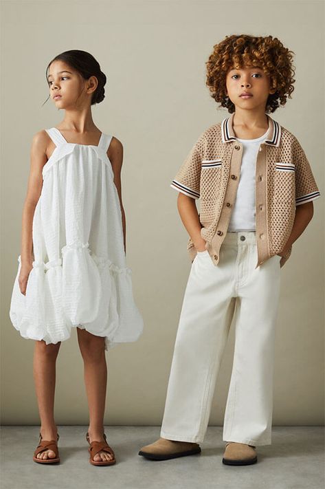 Ss25 Fashion Trends, Childrenswear Trends, Kids High Fashion, Seaside Fashion, French Seaside, Kidswear Fashion, Kids Clothing Brand, Kidswear Trends, Body Con Dress Outfit