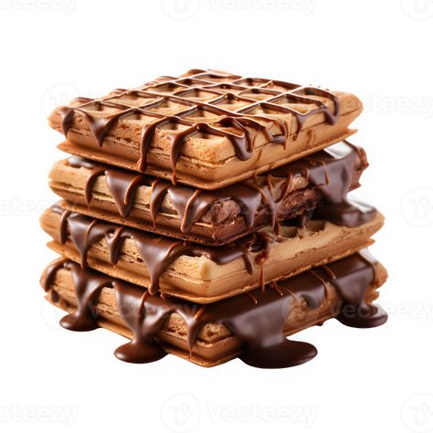 chocolate waffle isolated on transparent background ,waffles with melted chocolate topping, generative ai Waffles Photography, Waffle Pizza, Chocolate Drawing, Chocolate Waffles, Long Silky Hair, Chocolate Topping, Melted Chocolate, Photographer Headshots, Silky Hair