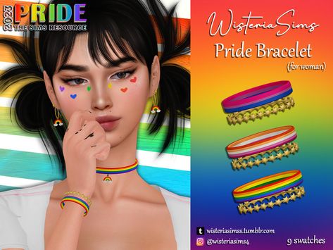 Sims 4 Traits, Pride Bracelet, Packing Clothes, Los Sims, Children's Rights, Kids Create, Pride Outfit, Sims 1, Cc Sims