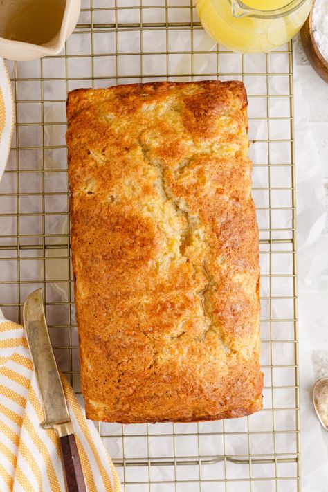 Pineapple Quick Bread, Pineapple Bread, Pulp Recipe, Pineapple Glaze, Pineapple Recipes, Recipes Sweet, Banana Nut Bread, Loaf Recipes, Nut Bread