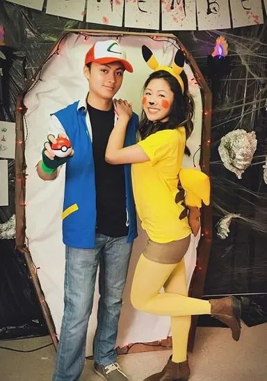 Creative Couples Halloween Costumes, Ideas For Collage, Best Couples Halloween Costumes, Scary And Funny, Spooky Makeup, Couples Halloween Costumes, Funny Couple Costumes, Halloween Parejas, Best Couples Costumes