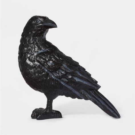 Raven Halloween, Target Halloween, Halloween Throw Pillow, Felt Tree, Black Raven, Spooky House, Seasonal Displays, Decorative Sculpture, Halloween Haunted Houses