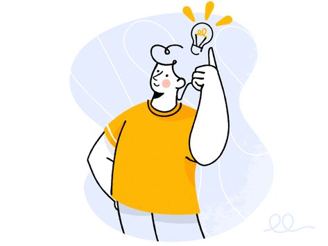 Illustration Series, Global Community, Light Bulb