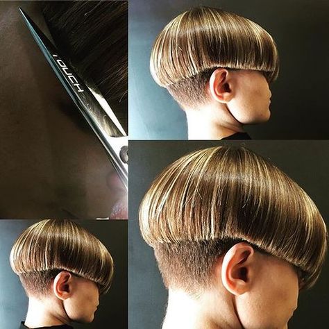 Bowlcut Haircut, Haircut Boys, Bob Haircut For Girls, Thick Bangs, 2017 Hair Trends, Bowl Haircuts, Mushroom Hair, Medium Bob Haircut, Boy Hair