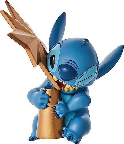 Department 56 Disney Lilo and Stitch Eating Star Christmas Sculpted Tree Topper, 8.5 Inch, Multicolor Disney Christmas Tree Topper, Disney Tree Topper, Stitch Eating, Disney Tree, Stitch Christmas Tree, Disney Christmas Tree, Christmas Smell, Trick Or Treat Studios, Star Christmas