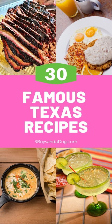 Texas Menu Ideas, Texas Dinner Recipes, Texas Food Recipes, Alabama Recipes, Steak Enchiladas, State Recipes, Puffy Tacos, Texas Recipes, Regional Recipes