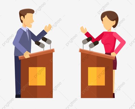 Debate Competition, Contest Poster, Cartoon Template, Flat Character, Phonics Posters, Business Vector Illustration, Esl Classroom, Transparent Clipart, Values Education