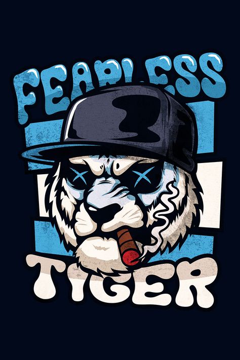 Unleash your fearless style with our Smoking Tiger Head Illustration. The striking illustration of a tiger wearing a cap while smoking emanates a daring and powerful vibe of the fearless tiger. Man Tshirt Design Ideas, Mens Tshirt Design Ideas Graphic Tees, Men Tshirt Design Ideas, Tiger Face Illustration, Cloth Photoshoot, Tshirt Print Ideas, Unisex Tshirt Design, T Shirt Design Ideas Creative, Men's Tshirt Design