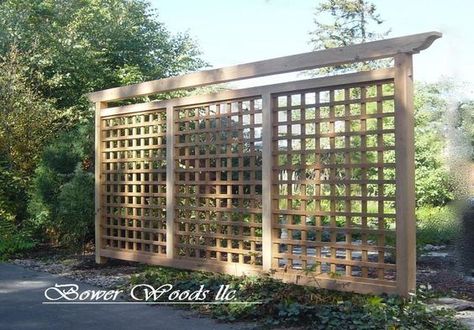 Wood Garden Fence, Cat Cottage, Modern Pergola, Wood Garden, Backyard Privacy, Building A Fence, Backyard Pergola, Privacy Screen Outdoor, Outdoor Privacy