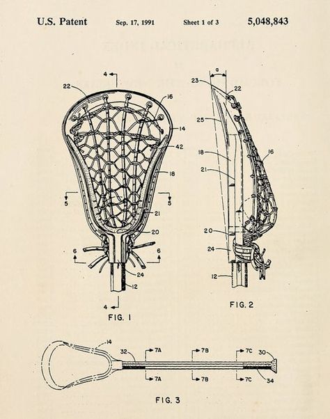 Exy Racket || The Foxhole Court Lacrosse Gear, Lacrosse Stick, Neil Josten, Lacrosse Sticks, Patent Prints, Compass Tattoo, Lacrosse, Boy Room, Teen Wolf