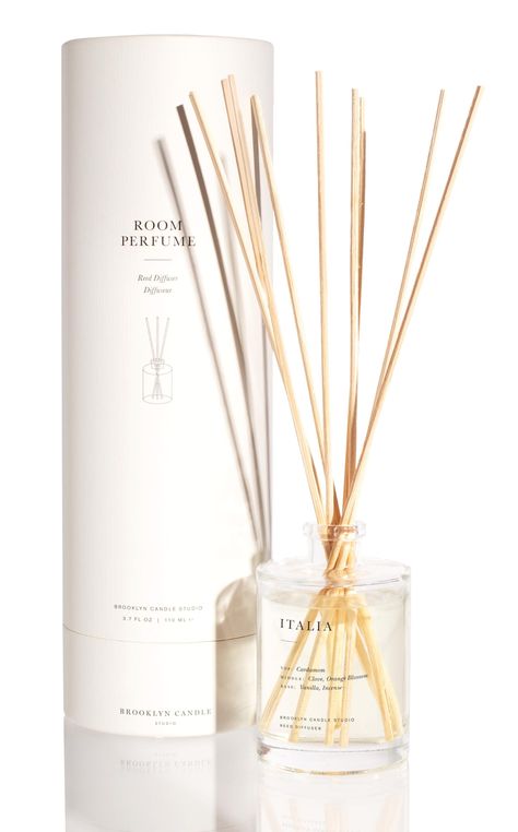 PRICES MAY VARY. Dreamy Fragrance: Inspired by dashes of exotic spices in a bustling Italian pasticceria, this diffuser features fragrant notes of cardamom, vanilla, clove, incense, and orange blossom Long-Lasting Aroma: Enjoy up to 4-5 months of delightful botanical scents with our oil diffuser set. Ideal for spaces like your home office or bathroom, our diffusers provide a flameless way to enjoy aromatherapy Elegant Design: This 4.4 oz aroma diffuser comes complete with a screen-printed glass Reed Diffuser Bottle, Brooklyn Candle Studio, Candle Studio, Diffuser Bottle, Scent Diffuser, Aroma Oil, Future Ideas, Clean Ingredients, Farmer's Market