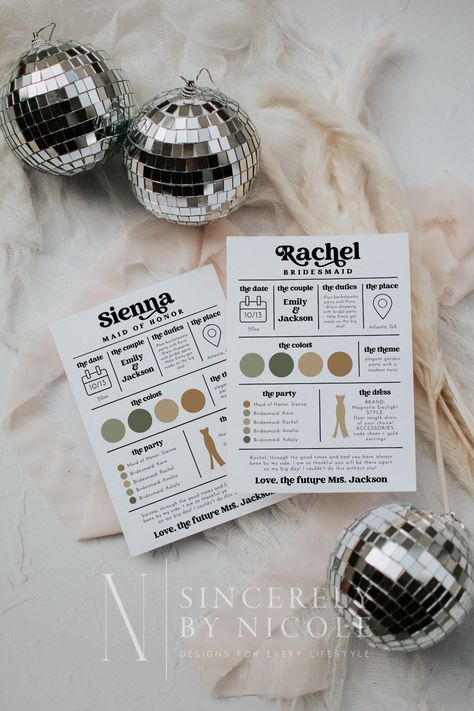 This Templates item by SincerelyByNicole has 81 favorites from Etsy shoppers. Ships from United States. Listed on Jul 12, 2024 Bridesmaid Info Card, Retro Bridal, Design Edit, Bridesmaid Boxes, Bridesmaid Box, Information Card, Proposal Box, Bridal Party Proposal, Bridesmaid Proposal Box